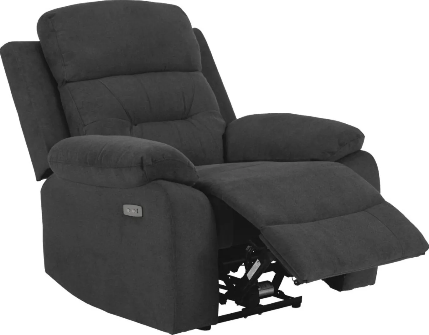 Relaxfauteuil Zarna Donkergrijs - Giga Living