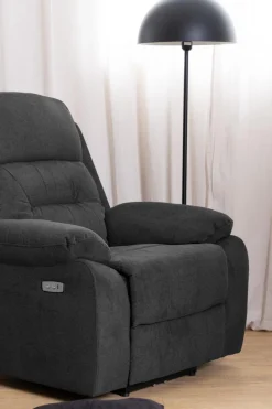 Relaxfauteuil Zarna Donkergrijs - Giga Living