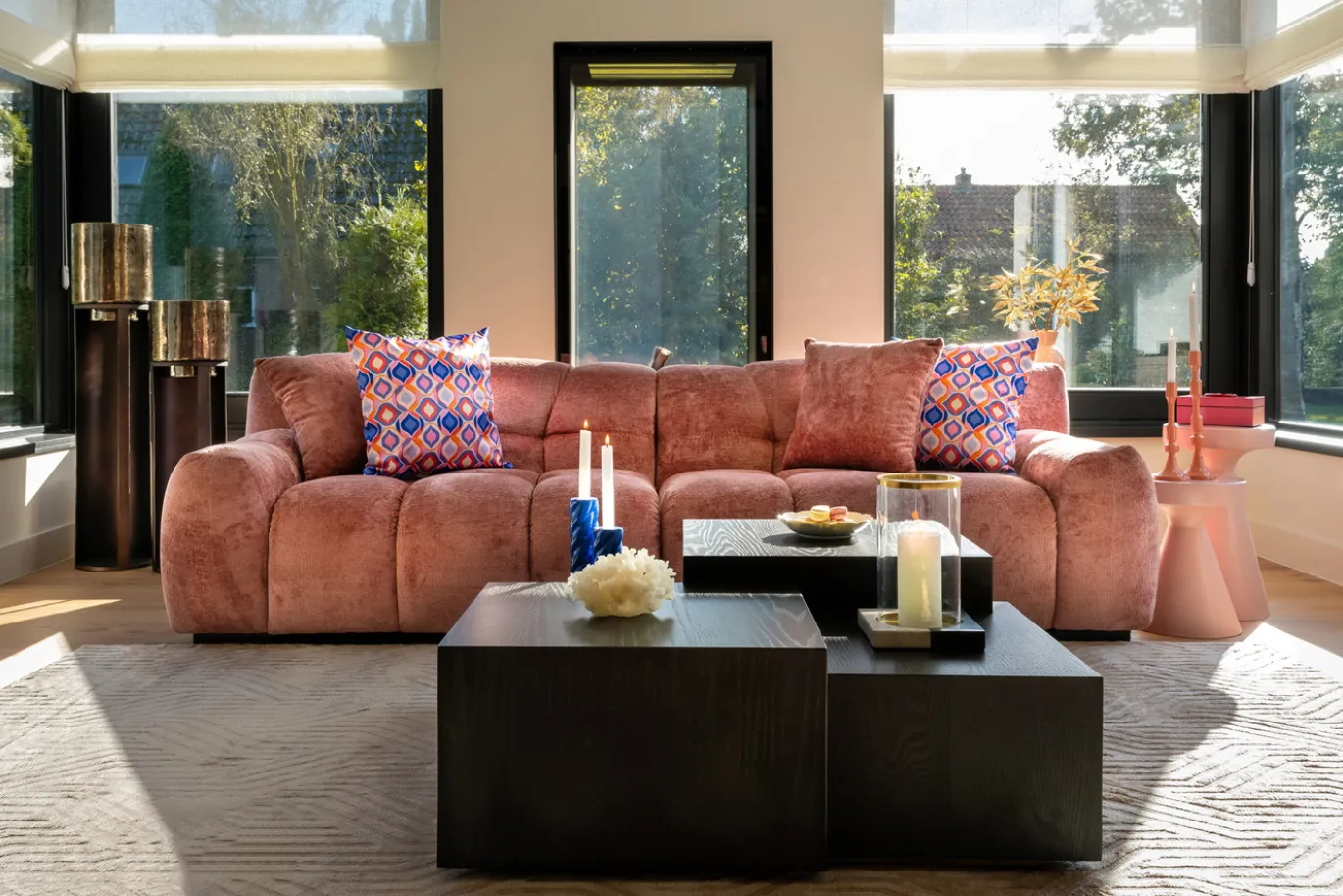 Richmond Bank Charelle Roze Chenille