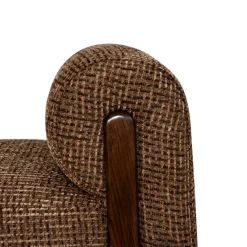 Richmond Bankje Winslov Bruin Blockweave Fire Retardant