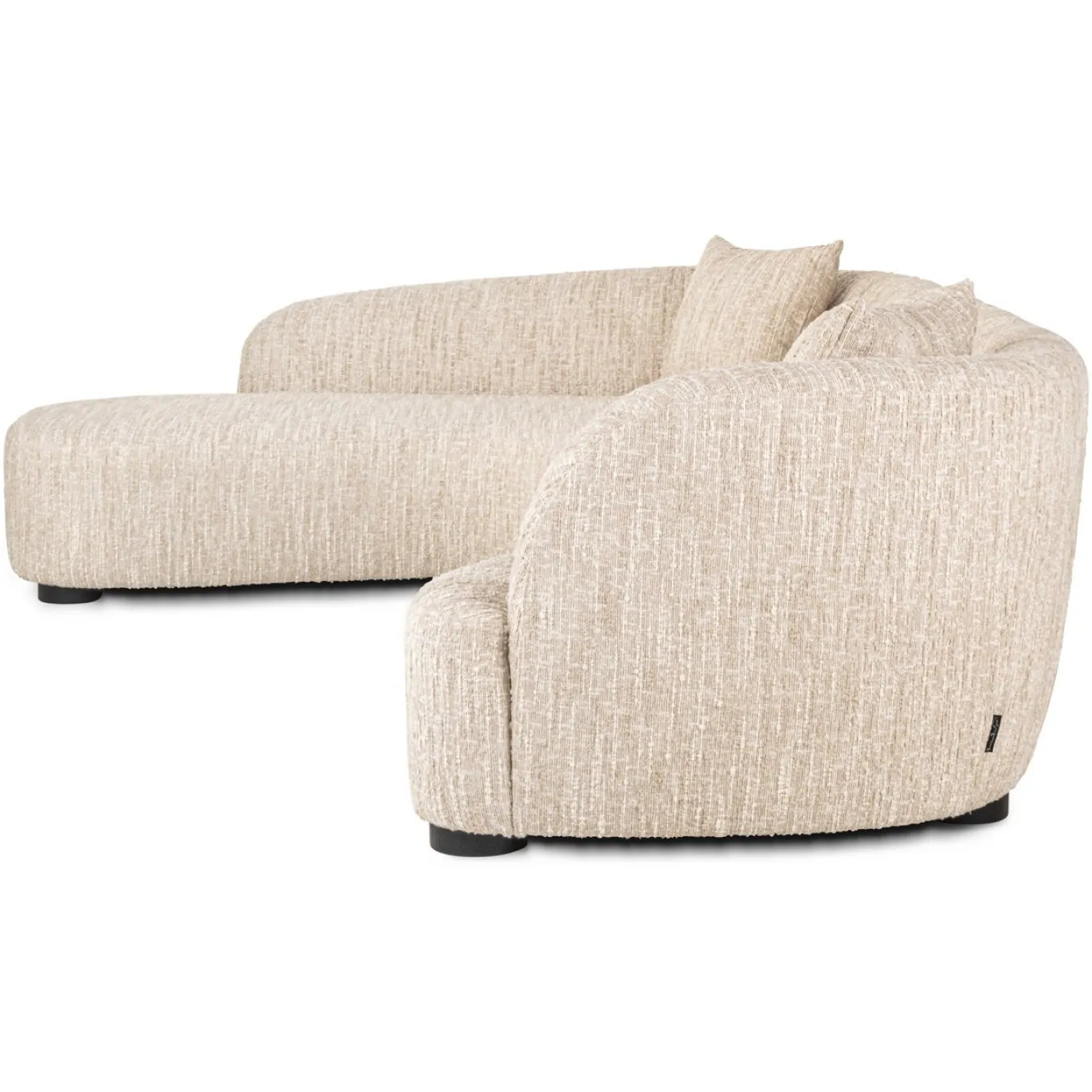 Richmond Bank Pandora Beige Angora Lounge Links