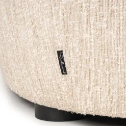 Richmond Bank Pandora Beige Angora Lounge Links