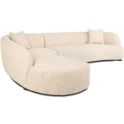 Richmond Bank Pandora Beige Angora Lounge Links