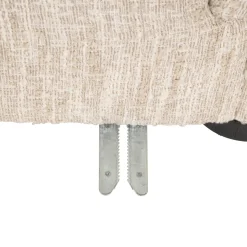 Richmond Bank Pandora Beige Angora Lounge Links