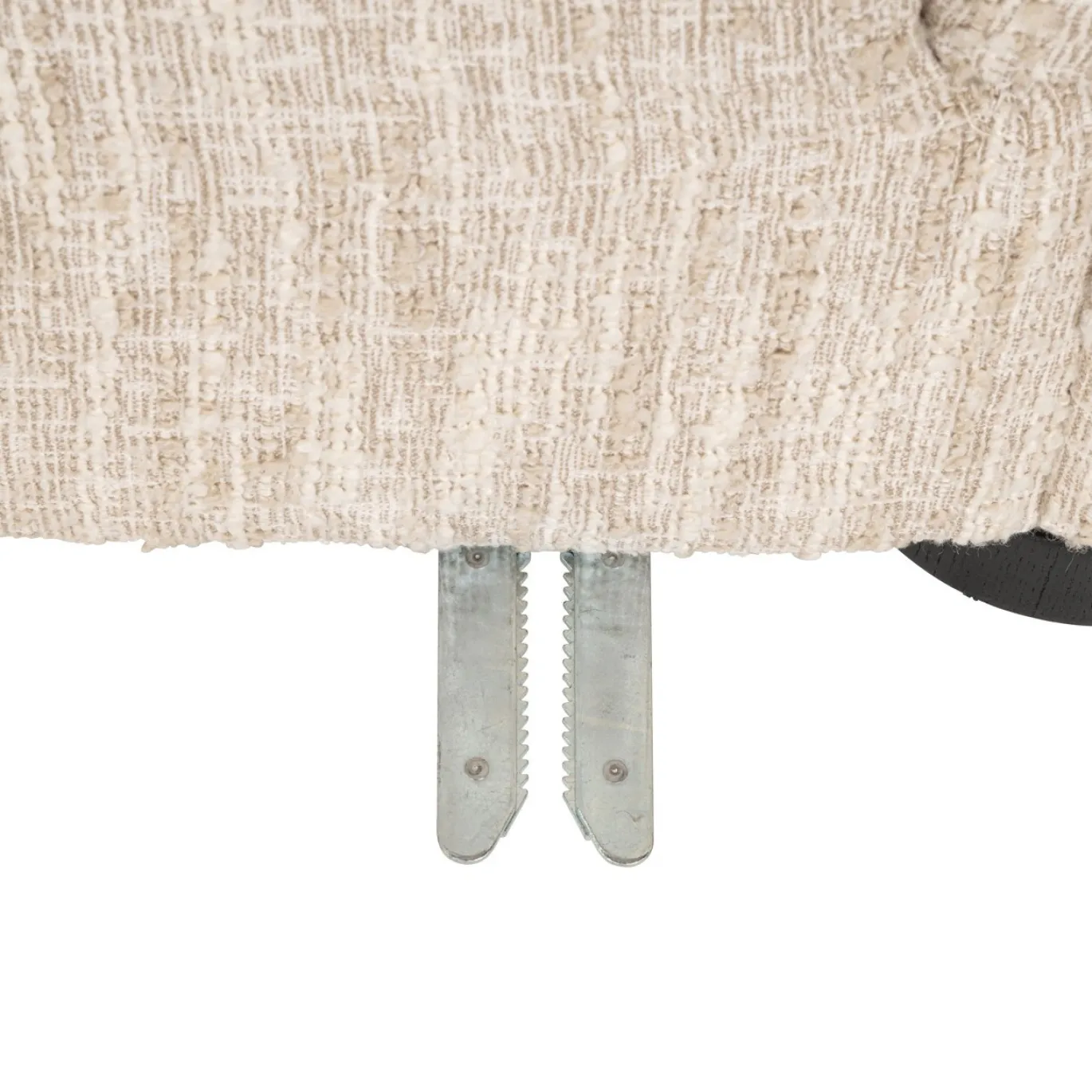 Richmond Bank Pandora Beige Angora Lounge Links