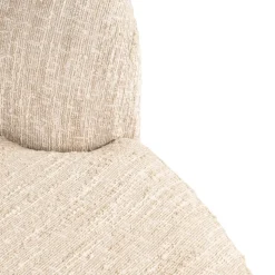 Richmond Bank Pandora Beige Angora Lounge Rechts
