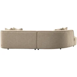 Richmond Bank Romero Zand Tweed Hocker Links Fire Retardant