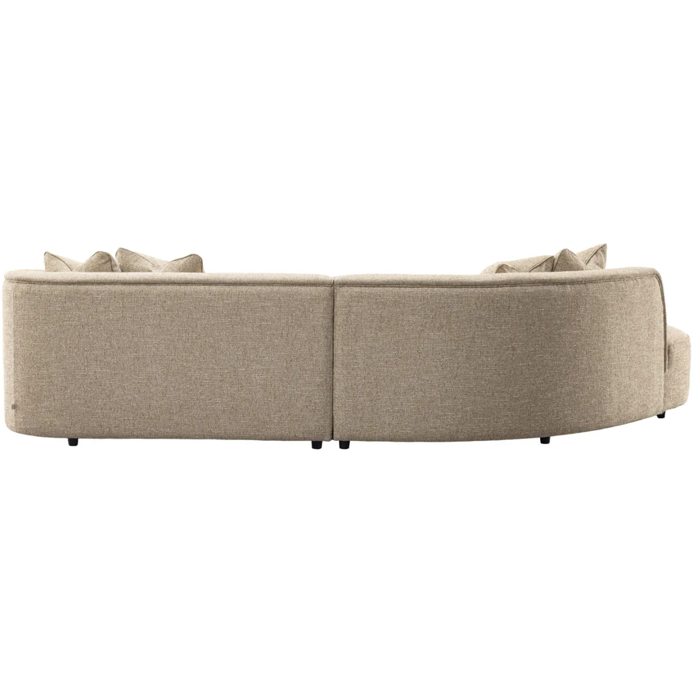 Richmond Bank Romero Zand Tweed Hocker Links Fire Retardant