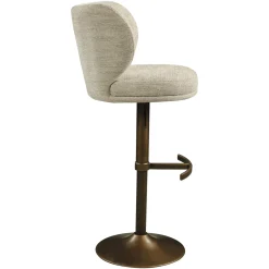 Richmond Barstoel Amely Naturel Softweave Draaibaar