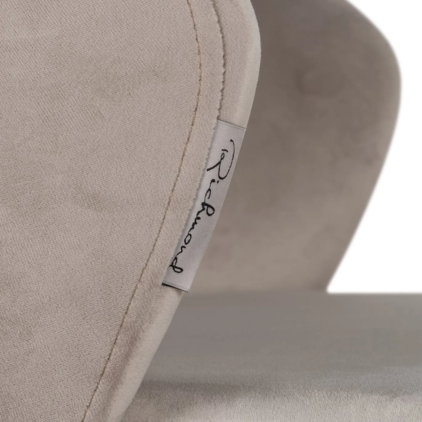 Richmond Barstoel Savoy Khaki Velvet