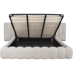 Richmond Bed Cupidon Cream Fancy 180x210cm Met Opbergruimte