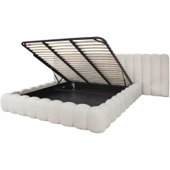 Richmond Bed Cupidon Cream Fancy 180x210cm Met Opbergruimte