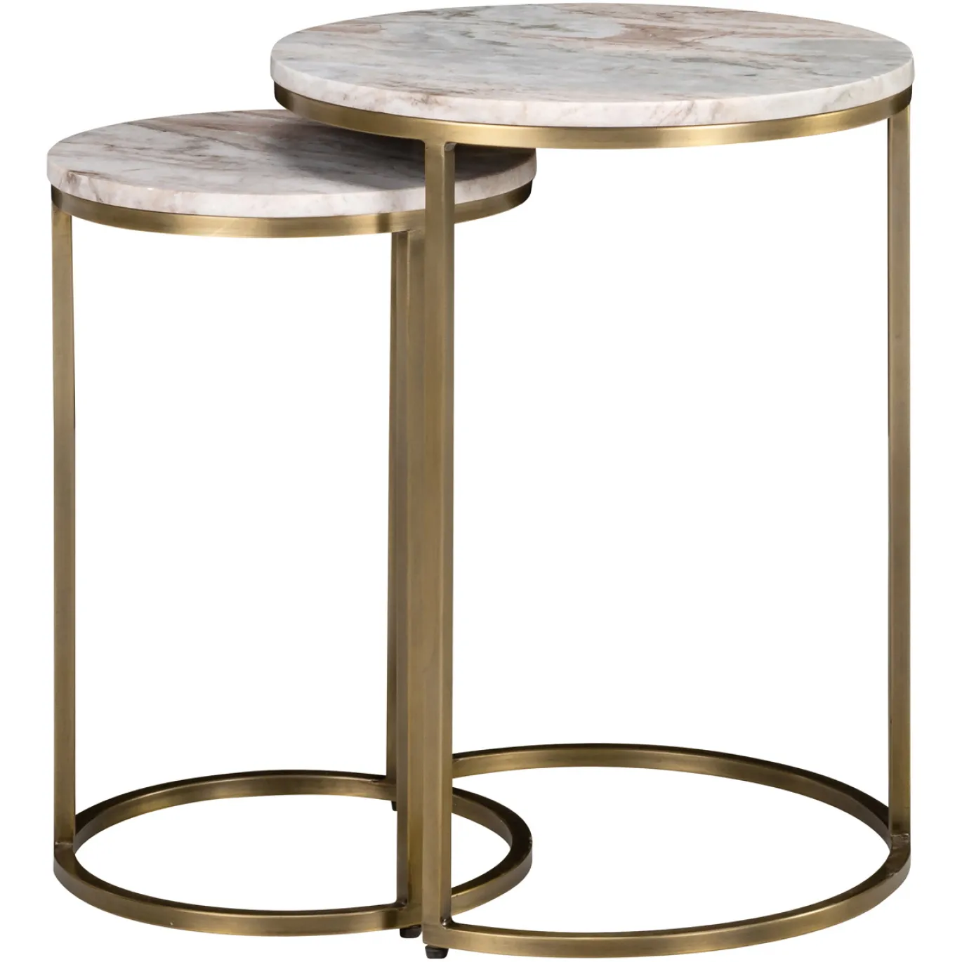 Richmond Bijzettafel Bottega Blush Beige Set Van 2