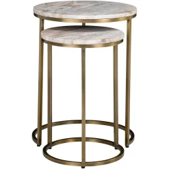 Richmond Bijzettafel Bottega Blush Beige Set Van 2