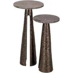Richmond Bijzettafel Eldora Brons Ø30cm
