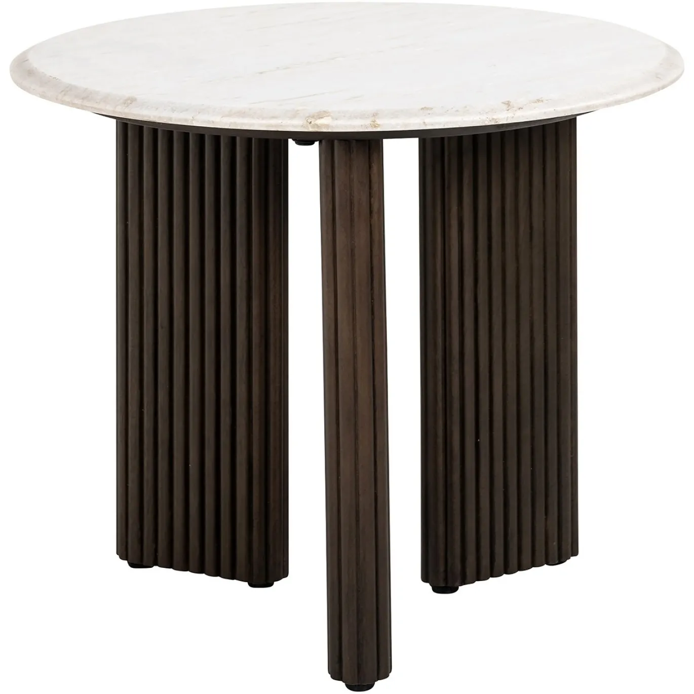 Richmond Bijzettafel Mayfield Marmer Wit Ø55cm