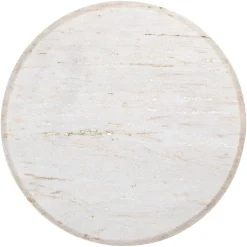 Richmond Bijzettafel Mayfield Marmer Wit Ø55cm
