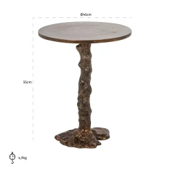 Richmond Bijzettafel Misty Brons