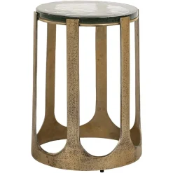 Richmond Bijzettafel Rixo Goud Ø37cm