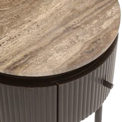 Richmond Bijzettafel Russo Ash Brown Rond