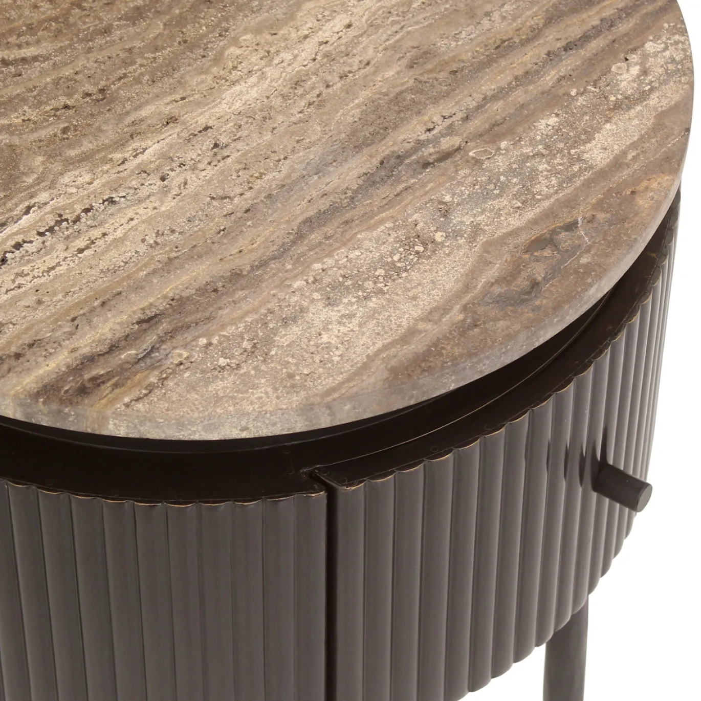 Richmond Bijzettafel Russo Ash Brown Rond