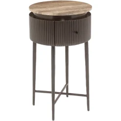Richmond Bijzettafel Russo Ash Brown Rond