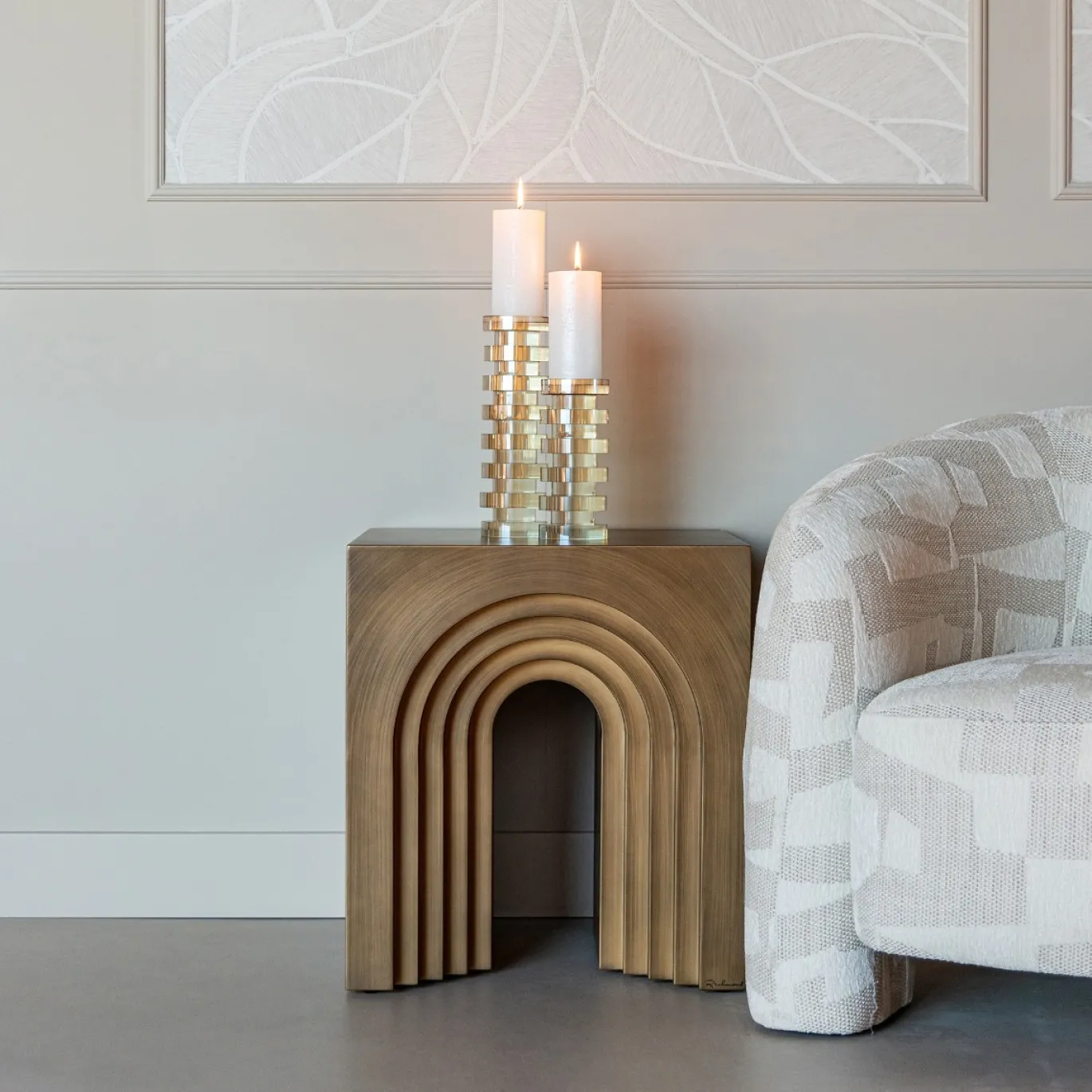Richmond Bijzettafel Vevey Brushed Goud