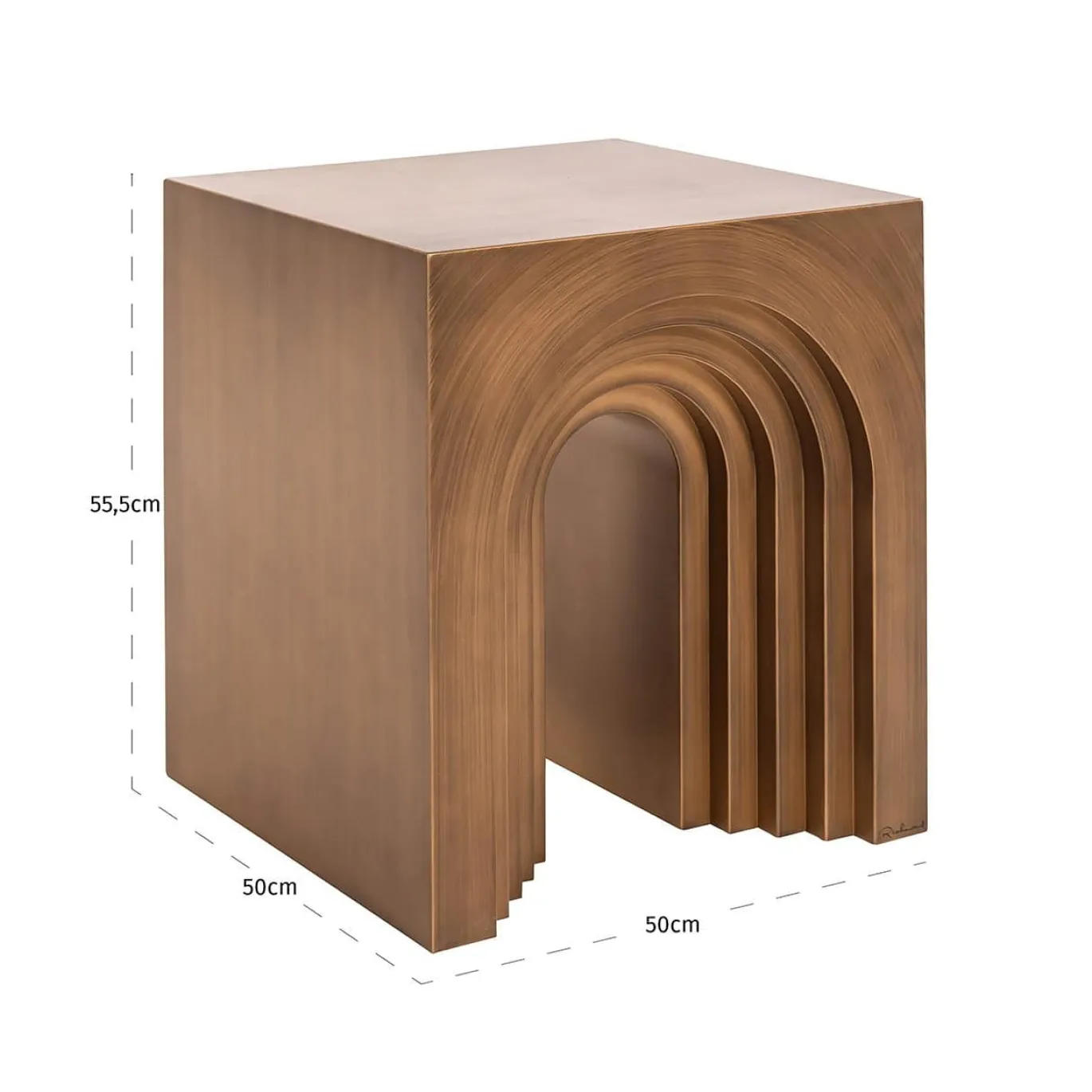 Richmond Bijzettafel Vevey Brushed Goud