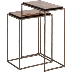 Richmond Bijzettafel Villano Brons Set Van 2