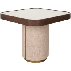 Richmond Bijzettafel Willox Beige Glas