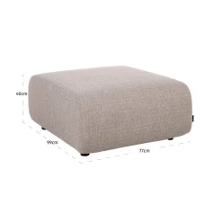 Richmond Buiten Poef & Voetenbank Dawson Beige Alpine