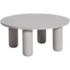 Richmond Buiten Salontafel Quinn Licht Beige ø86cm