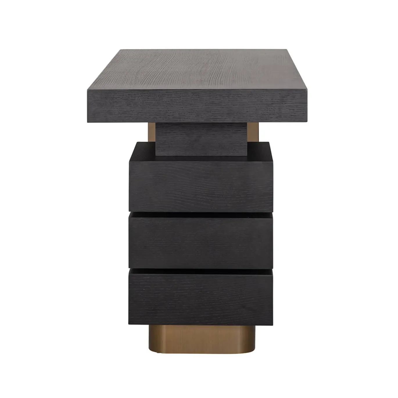 Richmond Bureau Connar Zwart 140cm