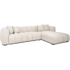 Richmond Chaise Longue Bank Novaro Naturel Fancy Rechts
