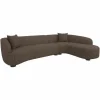 Richmond Chaise Longue Bank Pandora Bruin Chunky Rechts