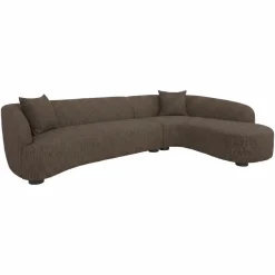 Richmond Chaise Longue Bank Pandora Bruin Chunky Rechts