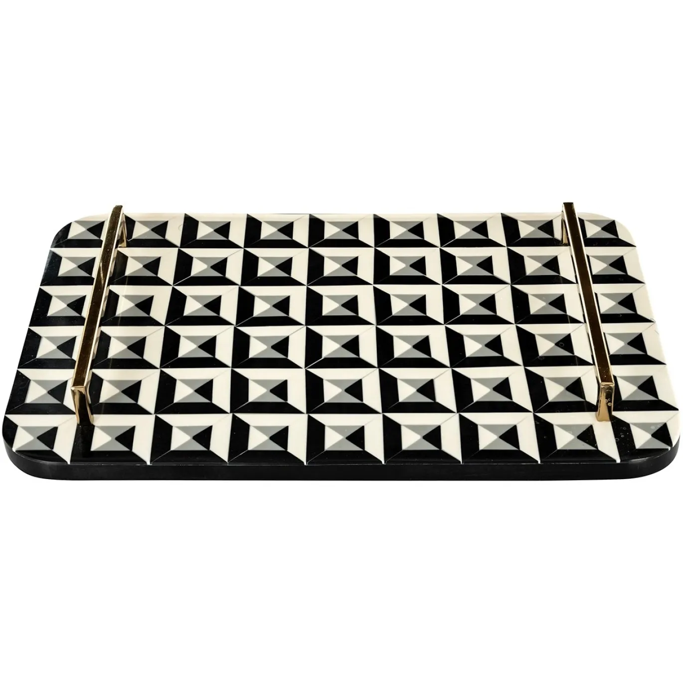 Richmond Dienblad Birte Zwart/Wit