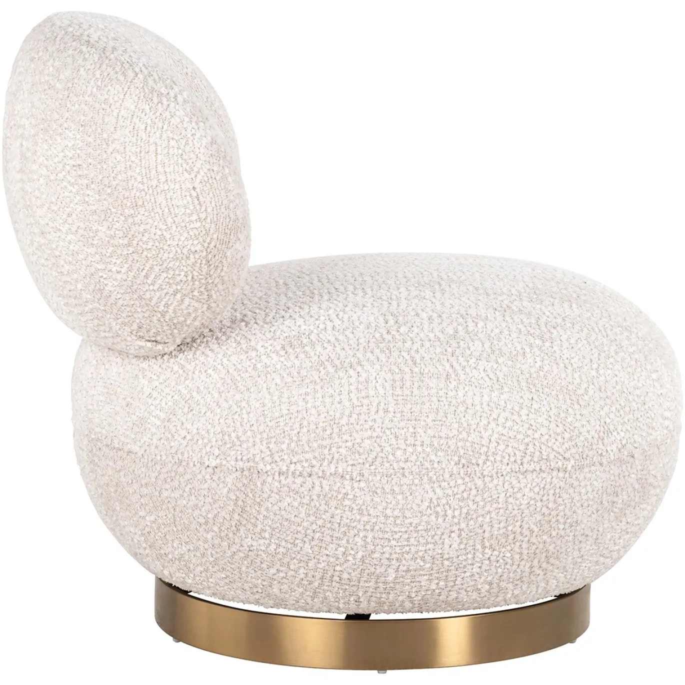 Richmond Draaifauteuil Jace Lovely Crème
