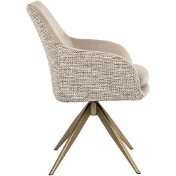 Richmond Draaistoel Lisonne Trendy Naturel