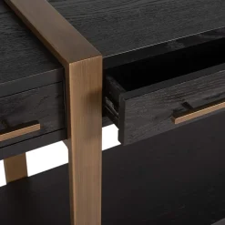 Richmond Dressoir Cambon 3-Laden Dark Coffee