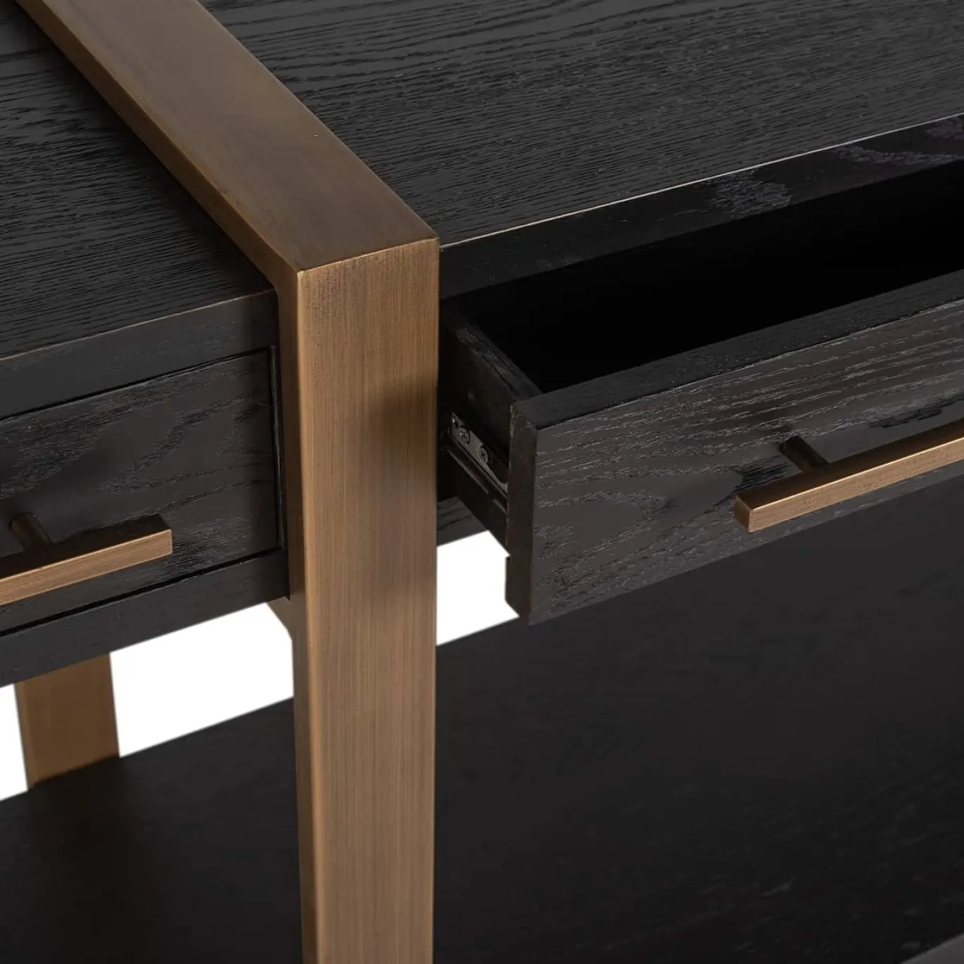 Richmond Dressoir Cambon 3-Laden Dark Coffee