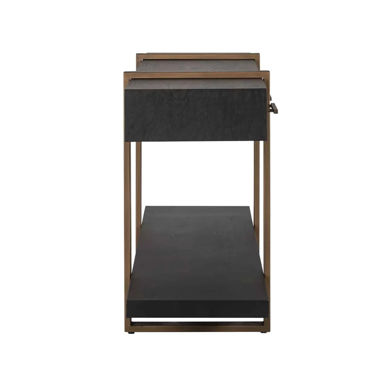 Richmond Dressoir Cambon 3-Laden Dark Coffee