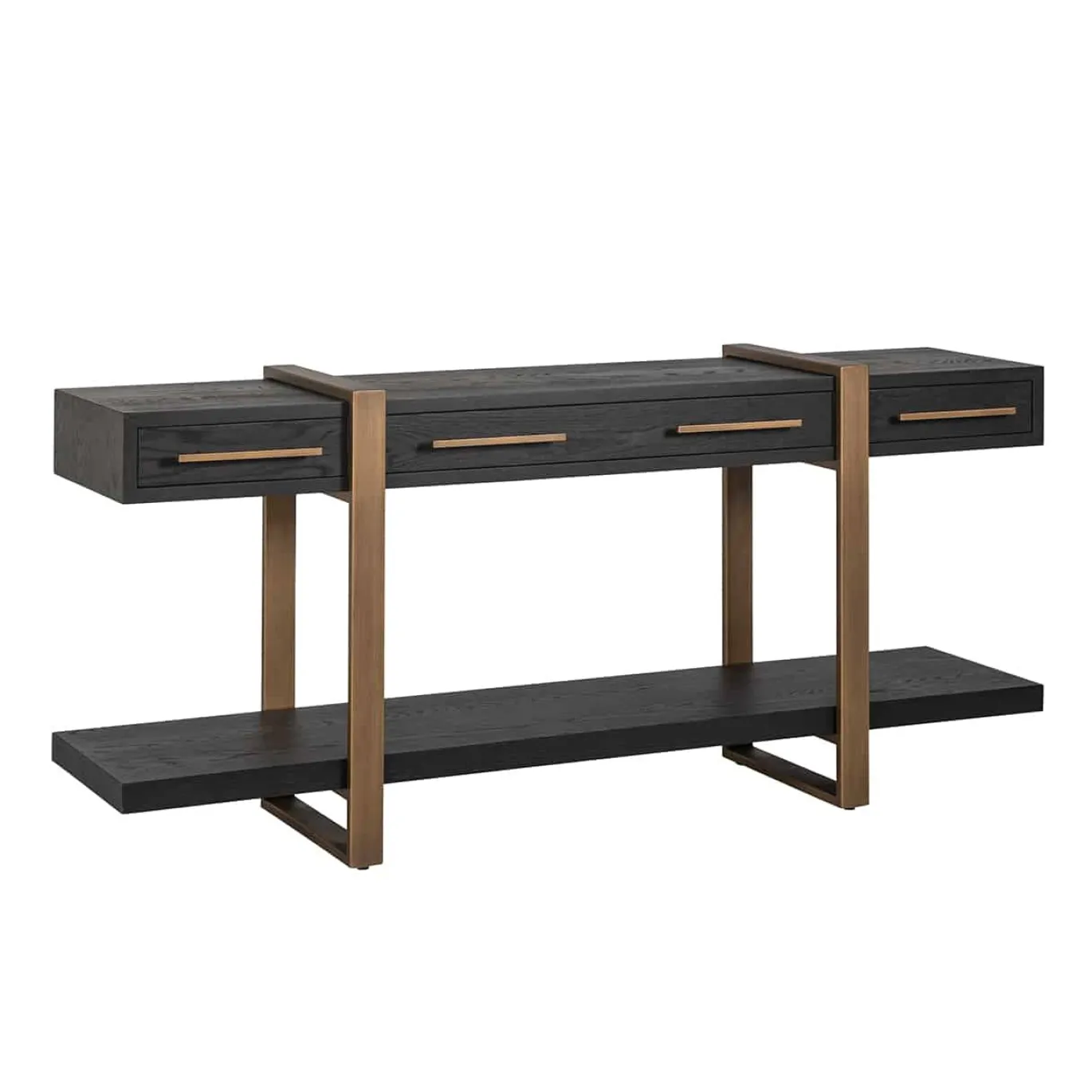Richmond Dressoir Cambon 3-Laden Dark Coffee