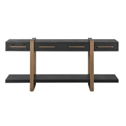 Richmond Dressoir Cambon 3-Laden Dark Coffee
