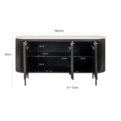 Richmond Dressoir Hampton Travertin