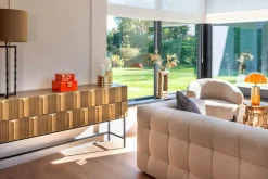 Richmond Dressoir Jaxx 2-Deurs 2-Lades Goud 160cm