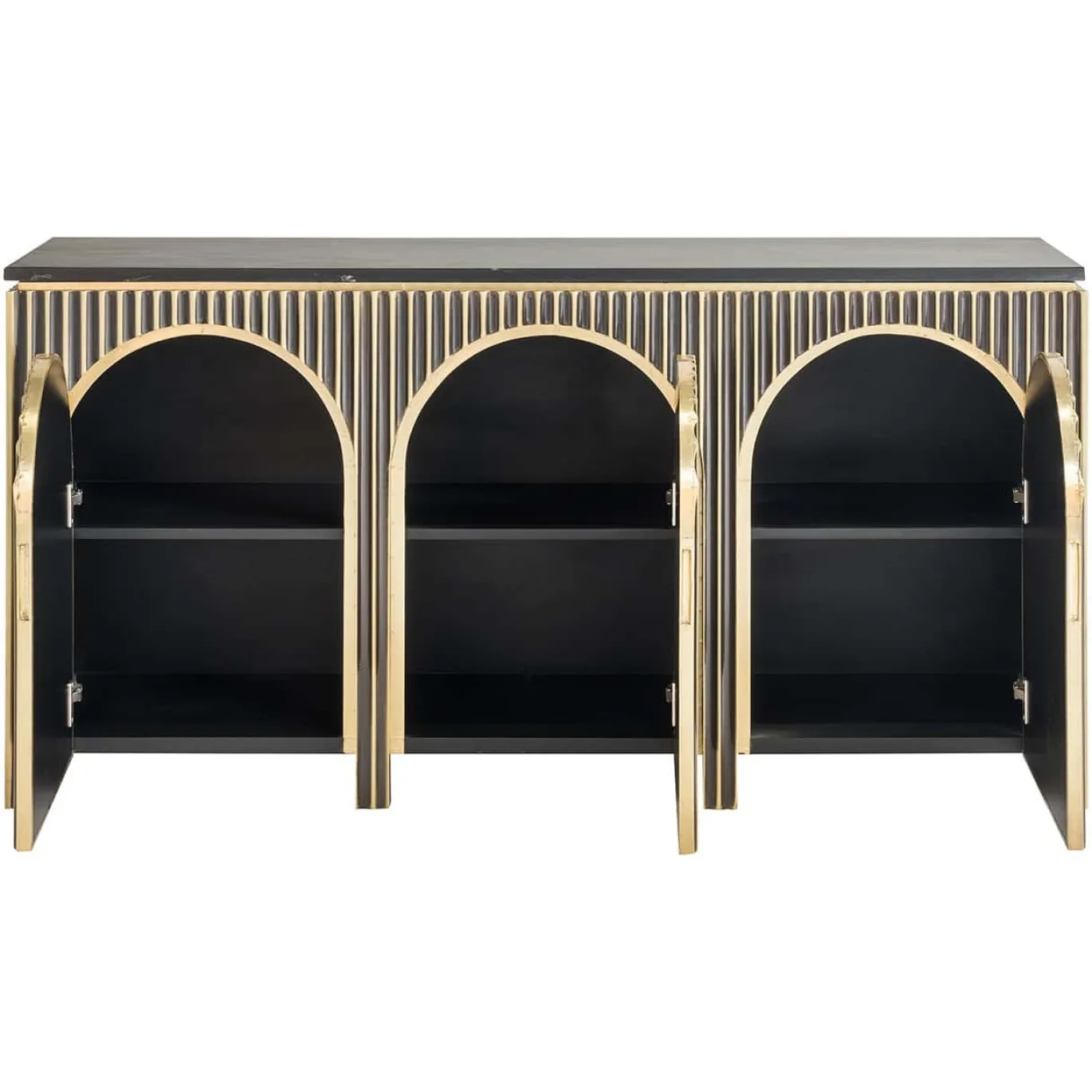 Richmond Dressoir Les Arcs Brass 160cm
