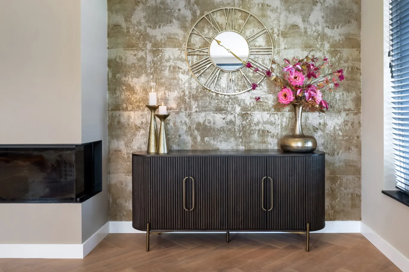 Richmond Dressoir Luxor 4-Deurs Bruin