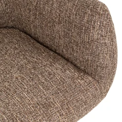 Richmond Eetkamerstoel Aldo Bruin Tweed Draaibaar