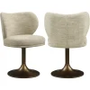 Richmond Eetkamerstoel Amely Naturel Softweave Draaibaar